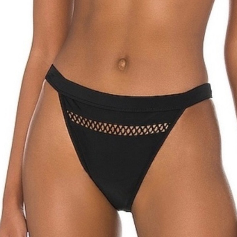 Tularosa Zilla Bikini Bottom in Black BNWT Medium